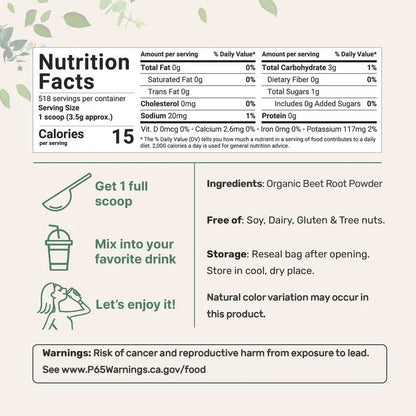 Beet Root Powder (Energy & Libido Booster)